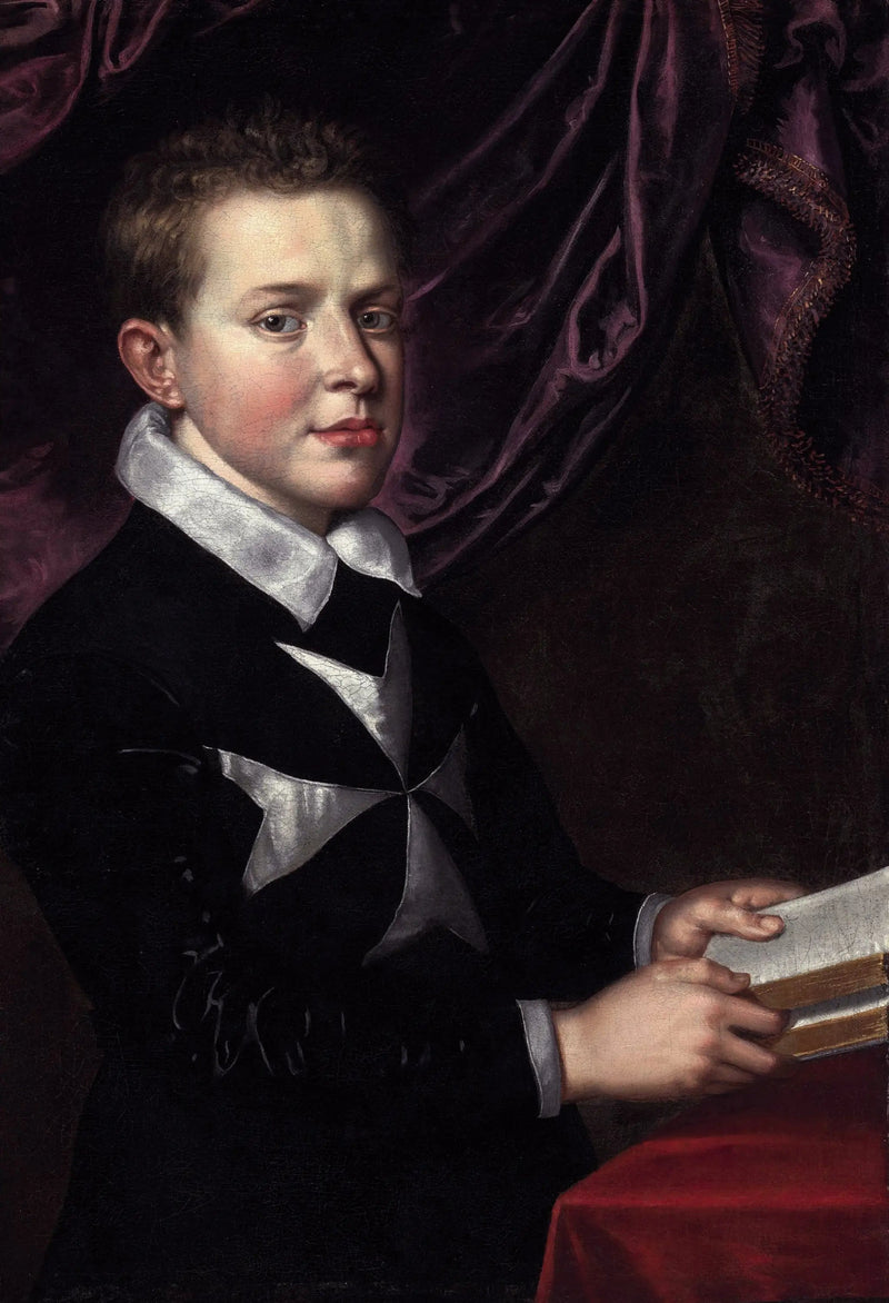 Porträtt av Ferdinand I Gonzague som barn - Peter Paul Rubens