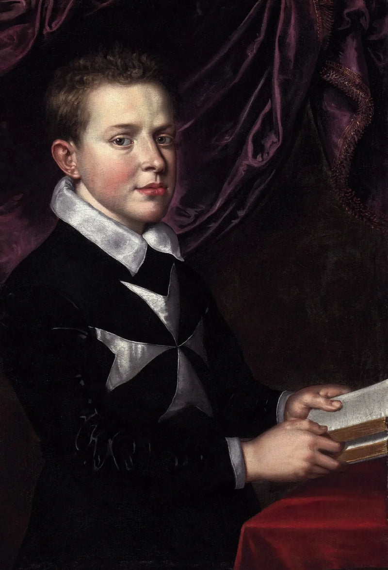 Porträtt av Ferdinand I Gonzague som barn - Peter Paul Rubens
