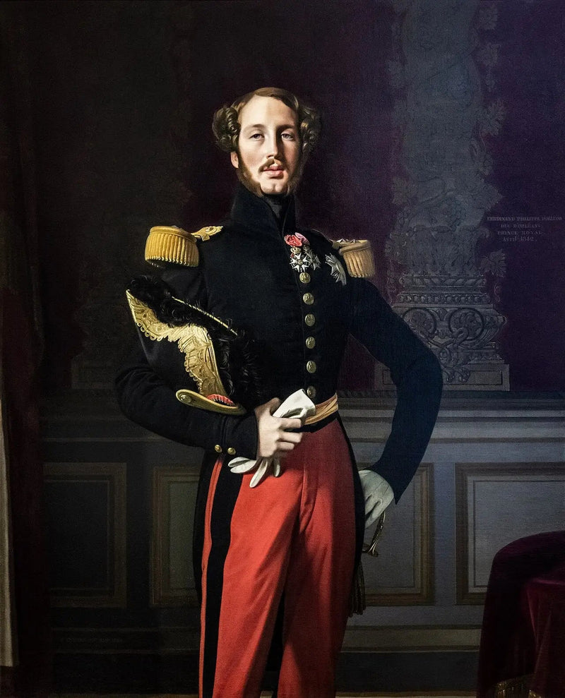 porträtt av Ferdinand-Philippe, hertig av Orléans - Jean-Auguste-Dominique Ingres