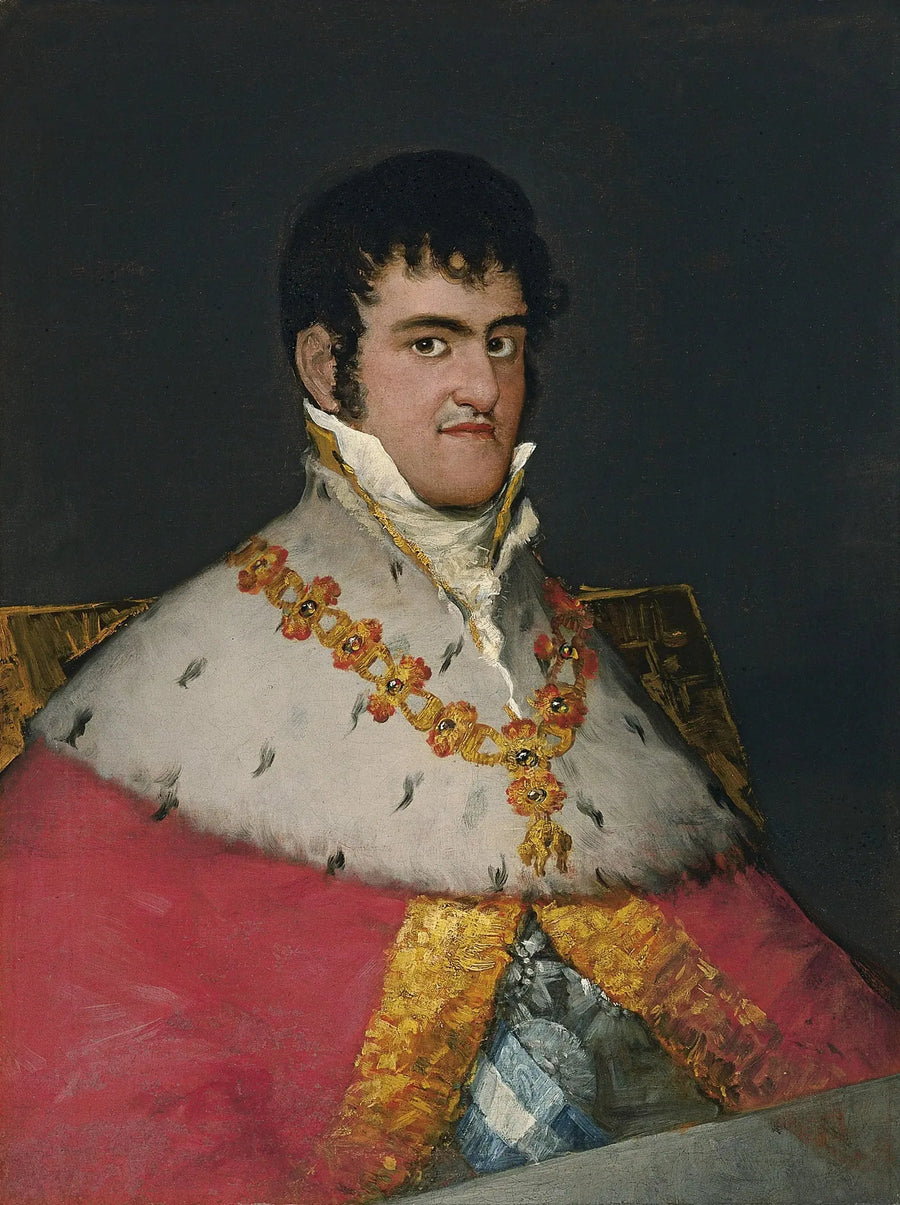 Porträtt av Ferdinand VII - Francisco de Goya