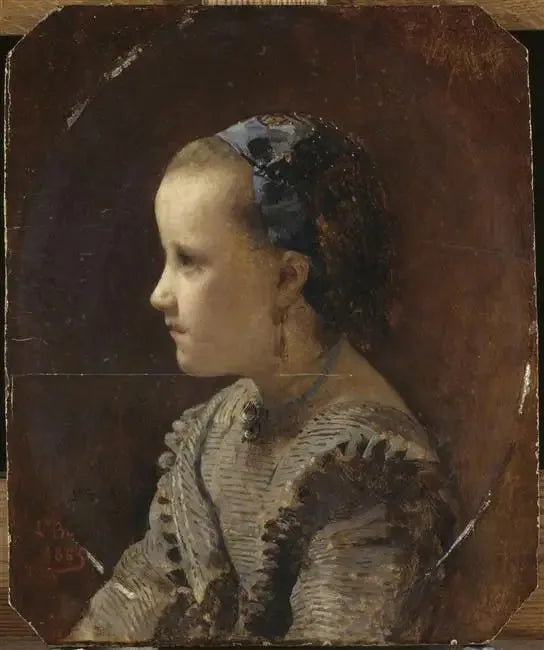 Flickporträtt - Léon Bonnat