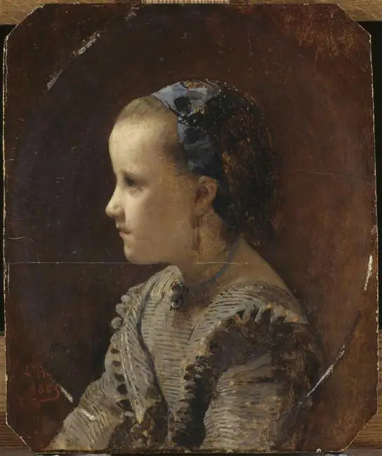 Flickporträtt - Léon Bonnat