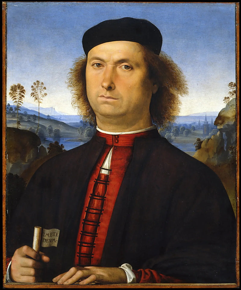 Porträtt av Francesco delle Operare - Pietro Perugino