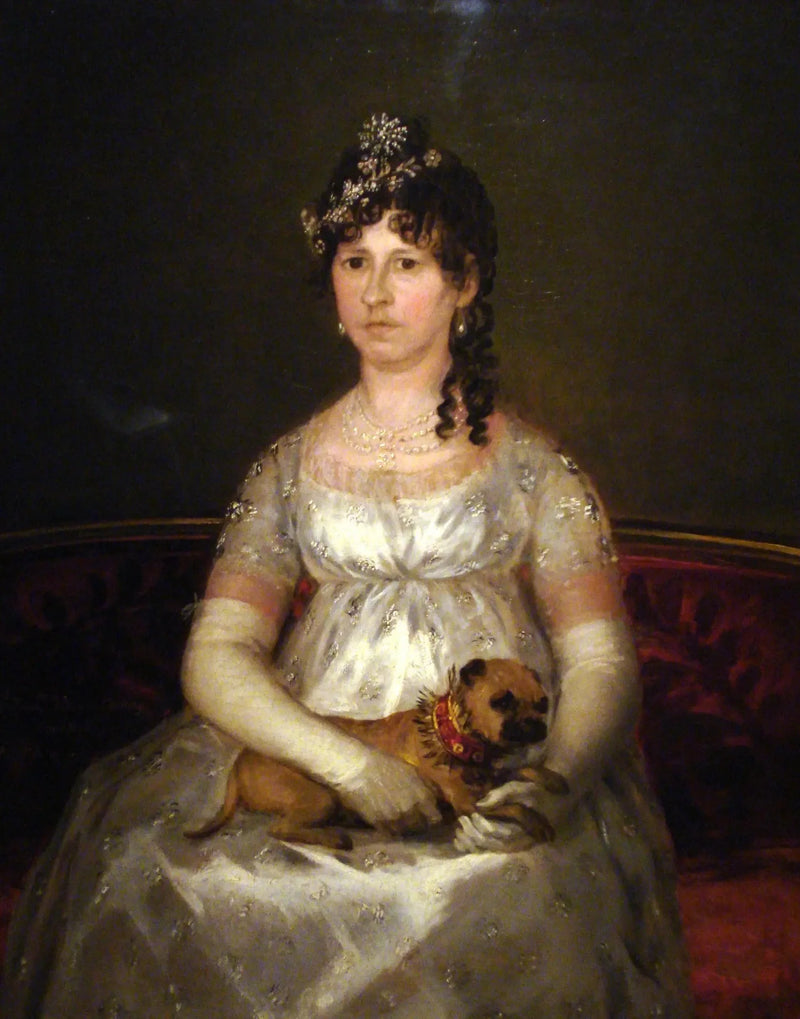 Porträtt av Francisca Vicenta Chollet och Caballero - Francisco de Goya