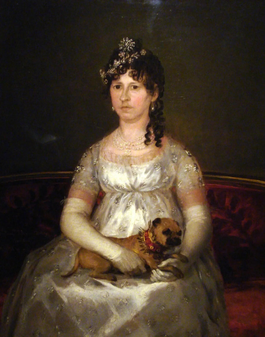 Porträtt av Francisca Vicenta Chollet och Caballero - Francisco de Goya