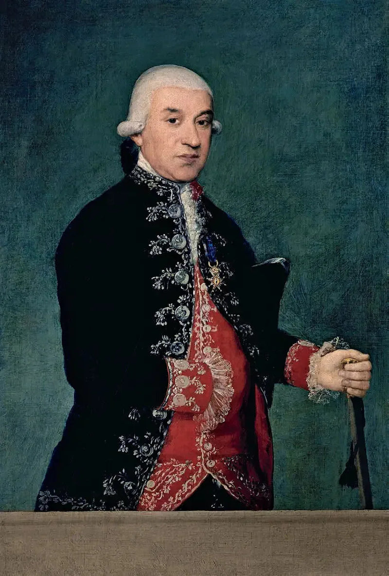 Porträtt av Francisco Javier de Larrumbe - Francisco de Goya