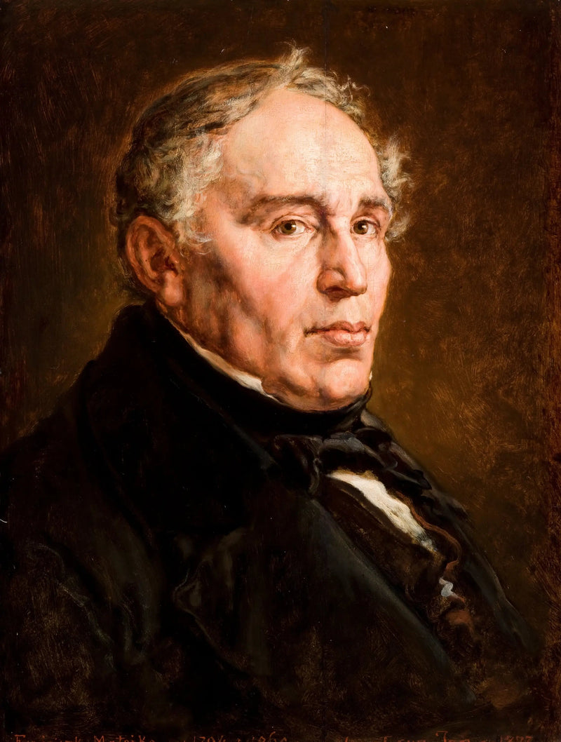 Porträtt av Franciszek Matejko, konstnärens far. - Jan Matejko