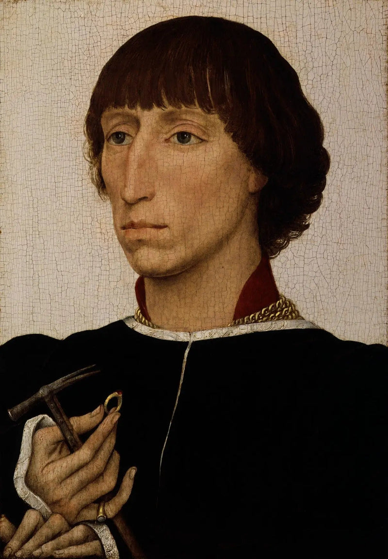 Porträtt av François d'Este - Rogier van der Weyden