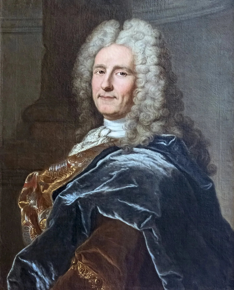Porträtt av François I:as kastanjefärgade (1676-1759) - Hyacinthe Rigaud