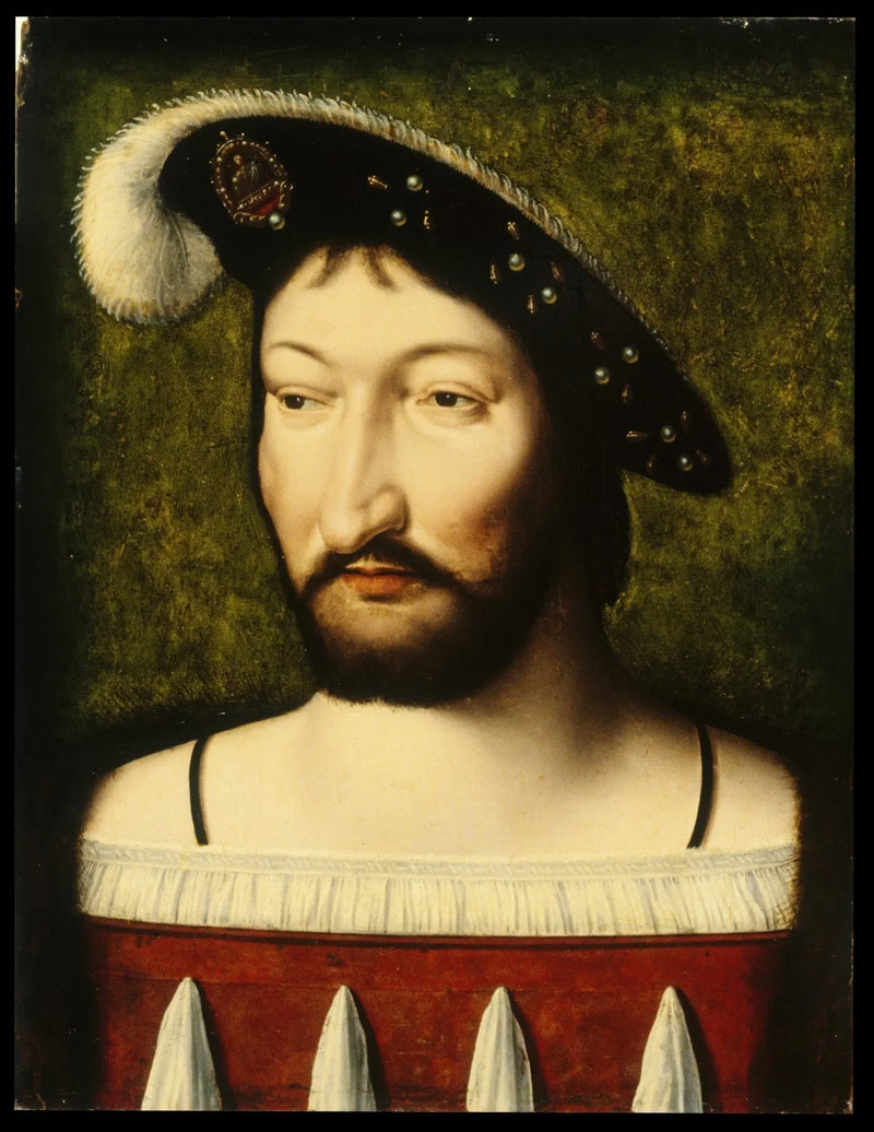 Porträtt av François I, Frankrikes kung - Joos van Cleve