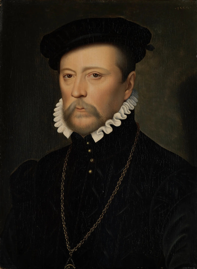 Porträtt av François de Scépeaux - François Clouet