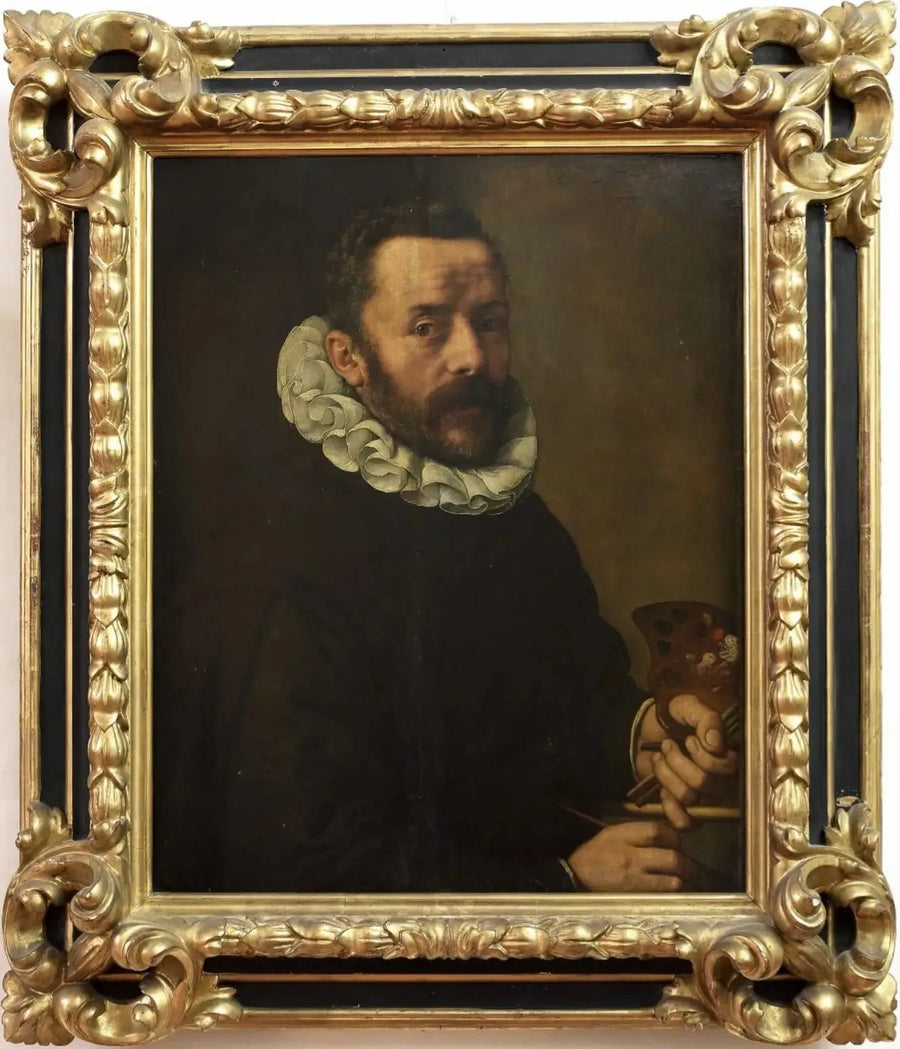 Porträtt av Frans Francken (II) - Frans Pourbus den yngre