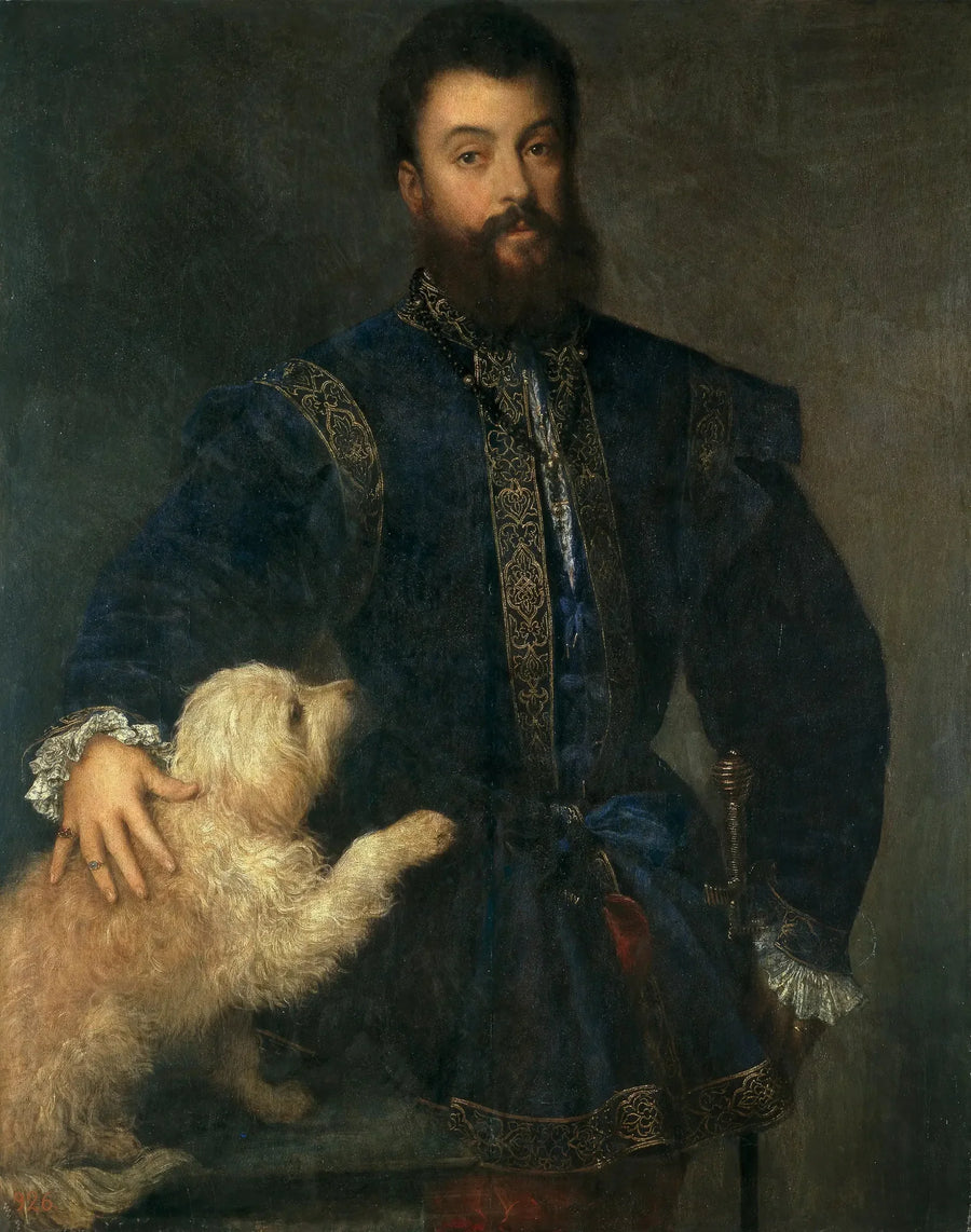 Porträtt av Frédéric II Gonzaga - Titian