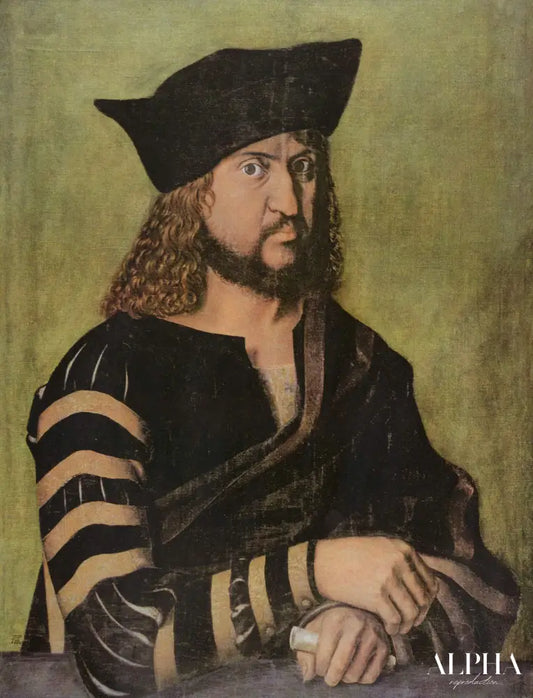 Portrait de Frédéric III de Saxe - Albrecht Dürer - Reproductions de tableaux et peintures haut de gamme