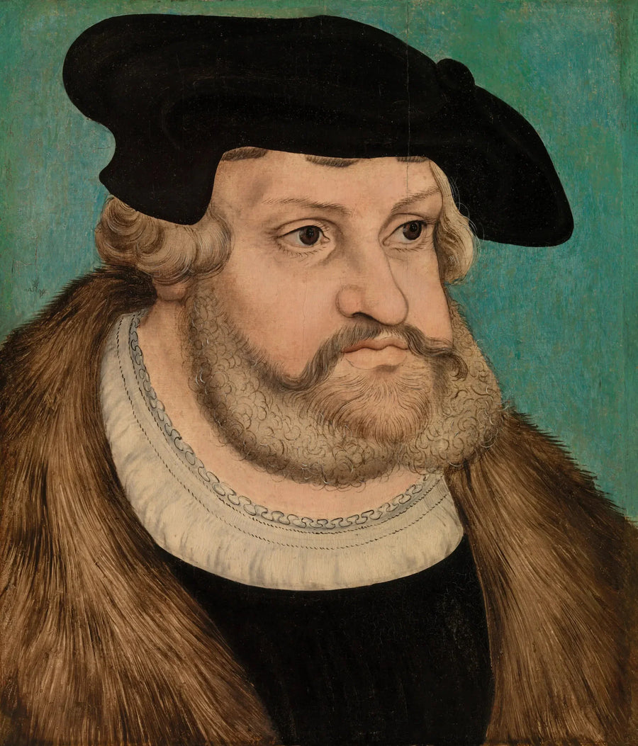 Porträtt av Frédéric le Sage, hertig av Sachsen - Lucas Cranach den äldre
