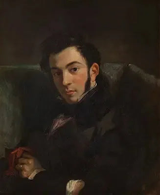 Porträtt av Frédéric Villot - Eugène Delacroix