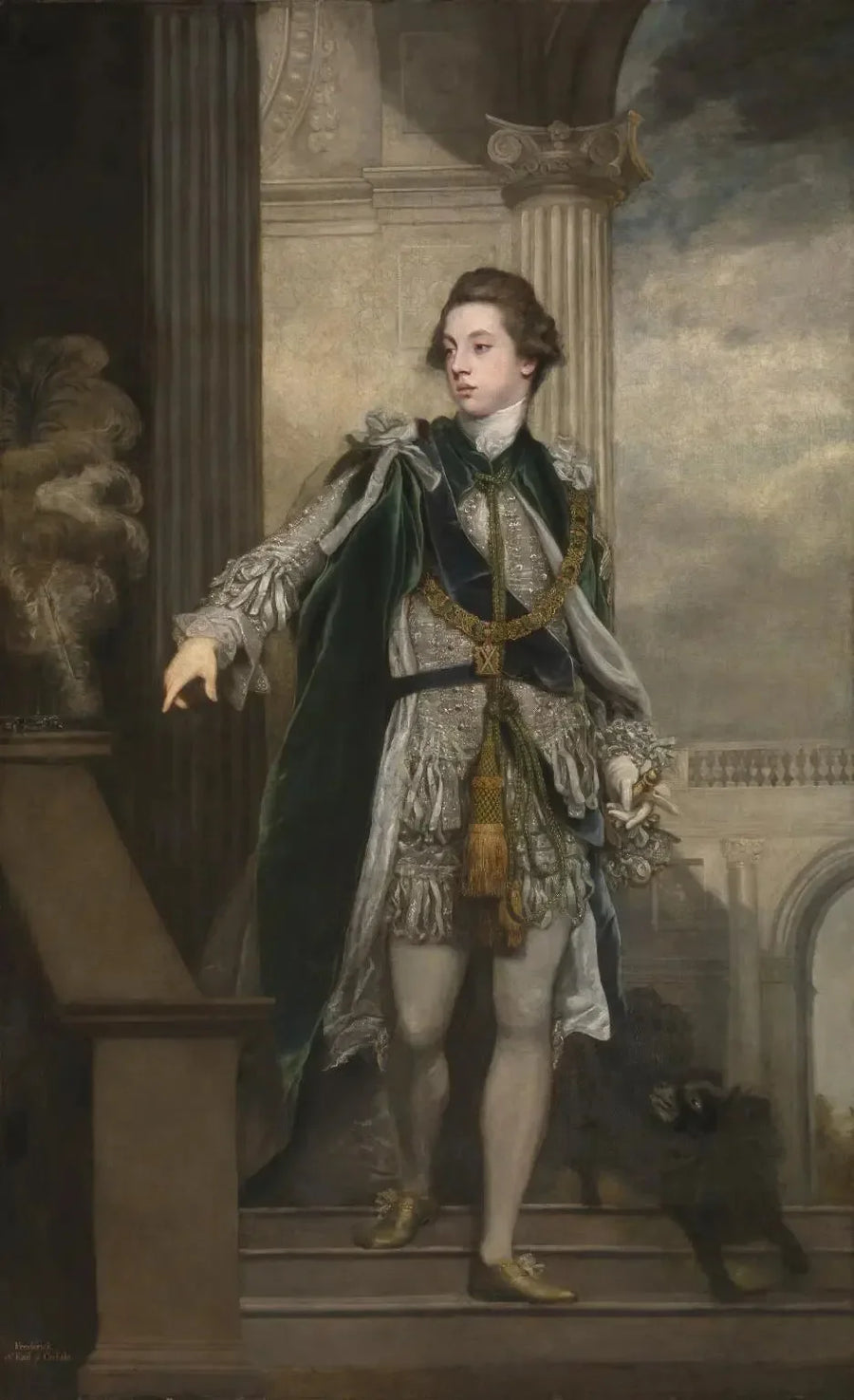 Porträtt av Frederick Howard, 5:e earl av Carlisle (1748–1825) - Joshua Reynolds