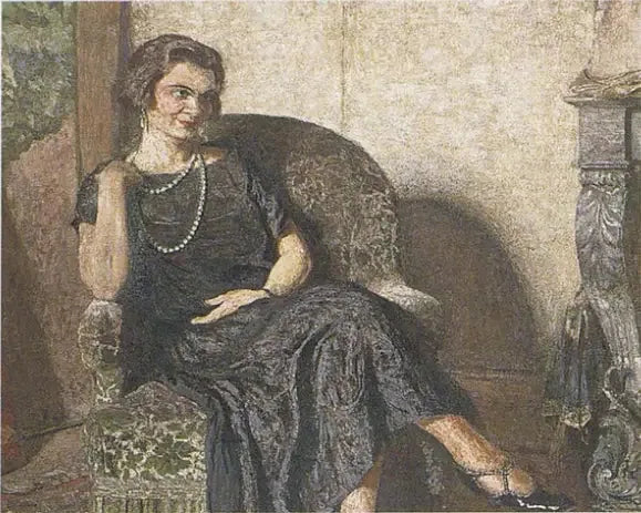 Porträtt av Fridette Faton - Édouard Vuillard