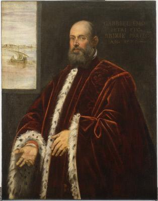 Porträtt av Gabriele di Pietro Emo, åklagare vid Saint-Marc - Jacopo Tintoretto