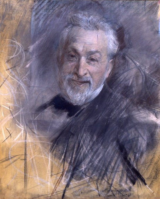 Porträtt av Gaetano Braga - Giovanni Boldini