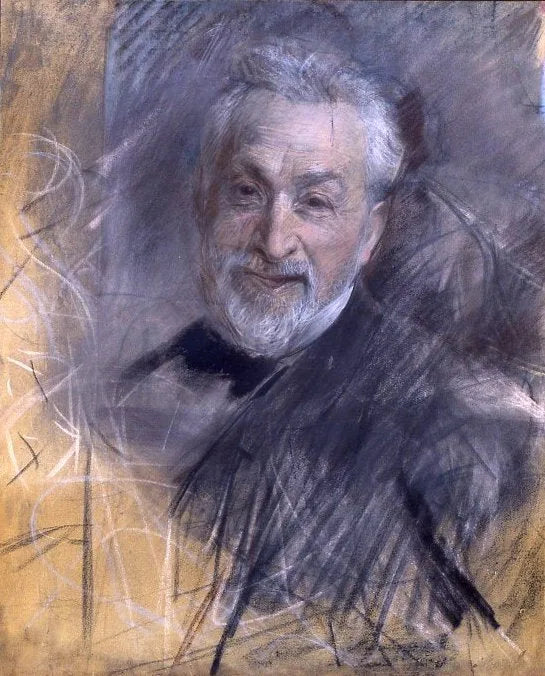 Porträtt av Gaetano Braga - Giovanni Boldini