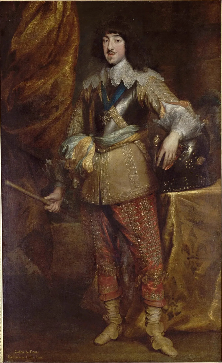 Porträtt av Gaston av Frankrike - Antoine van Dyck