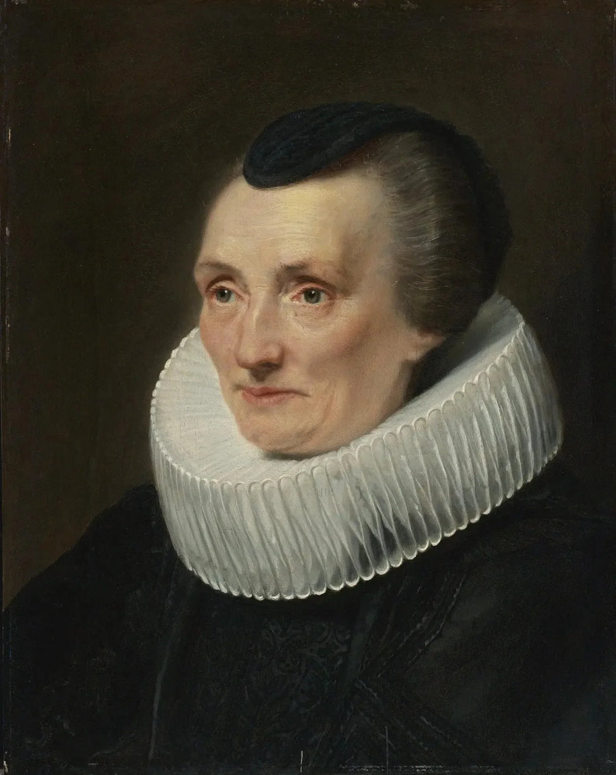 Porträtt av Geertruide de Wael - Antoine van Dyck