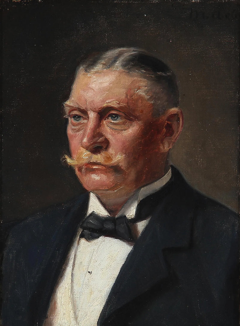 Portrait de Georg Jørgensen. - Michael Peter Ancher
