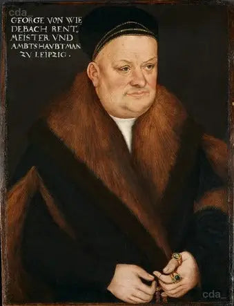 Porträtt av Georg von Wiedebach - Lucas Cranach den äldre