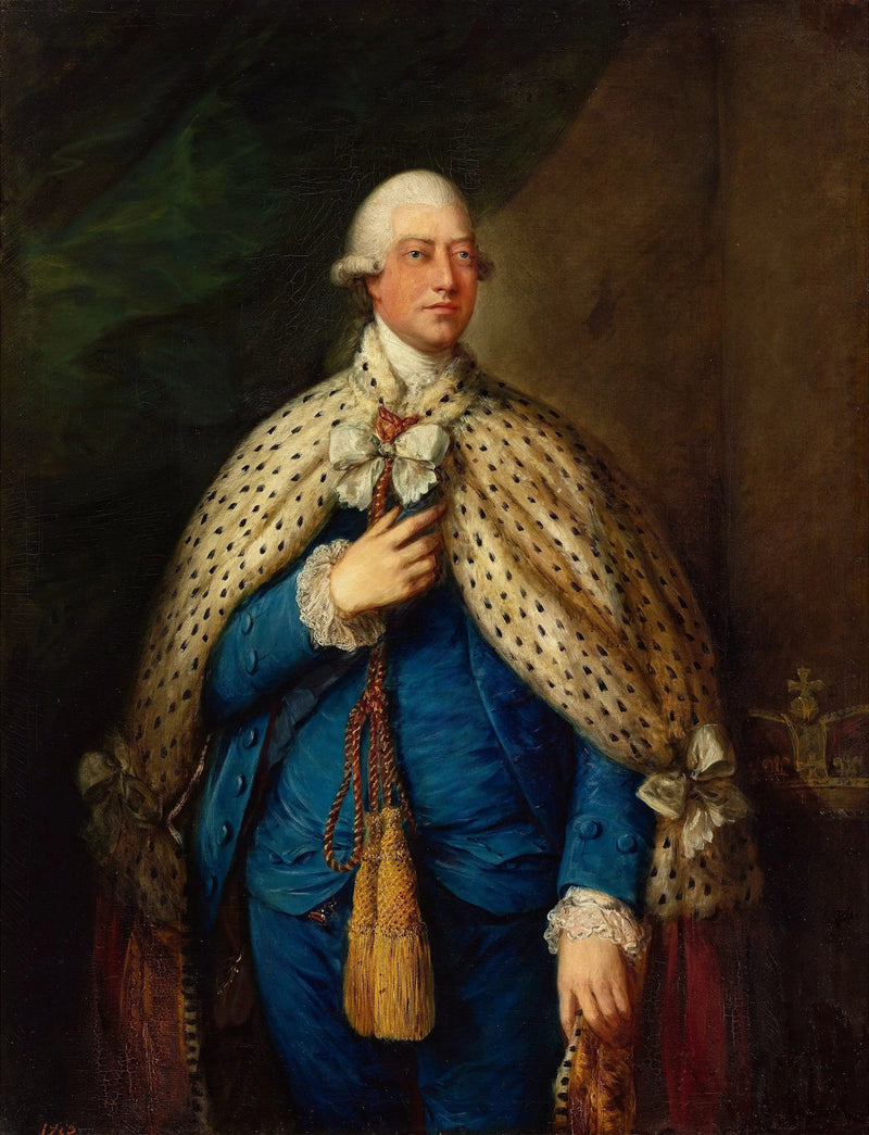 Porträtt av George III av Storbritannien i parlamentskläder - Thomas Gainsborough