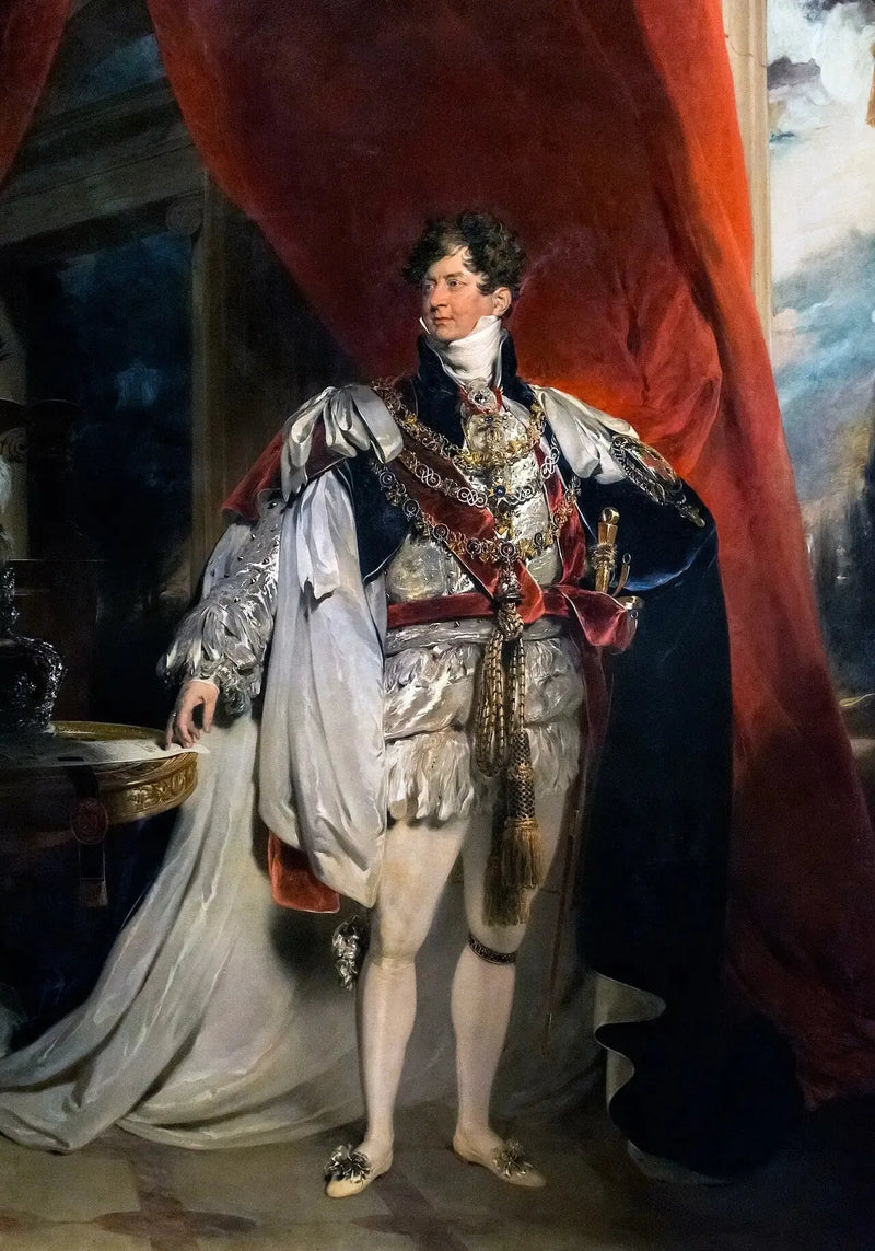 Porträtt av George IV från England - Thomas Lawrence