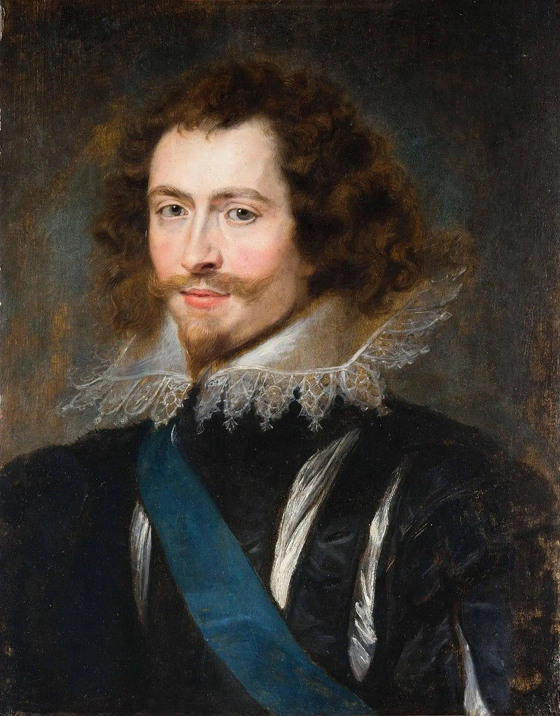 Porträtt av George Villiers, 1:e hertig av Buckingham - Peter Paul Rubens