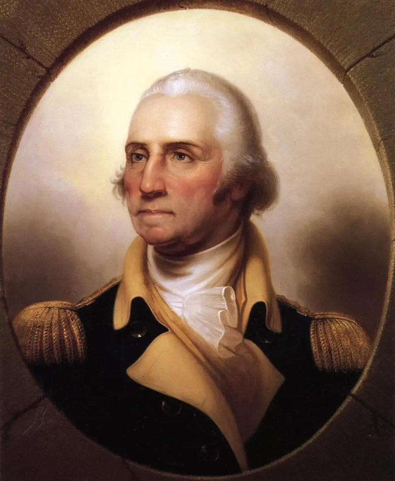 Porträtt av George Washington - Rembrandt Peale