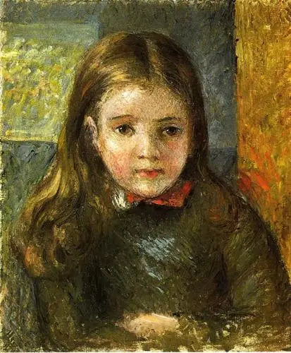 Porträtt av Georges Pissarro - Camille Pissarro