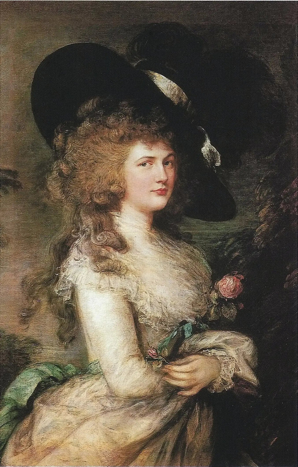 Portrait de Georgiana, duchesse de Devonshire - Thomas Gainsborough image 1 tableau peint à l’huile sur toile