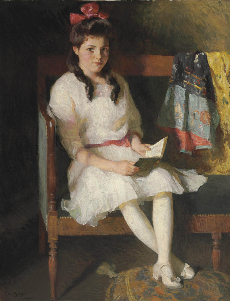 Porträtt av Gertrude Russell - Frank Weston Benson