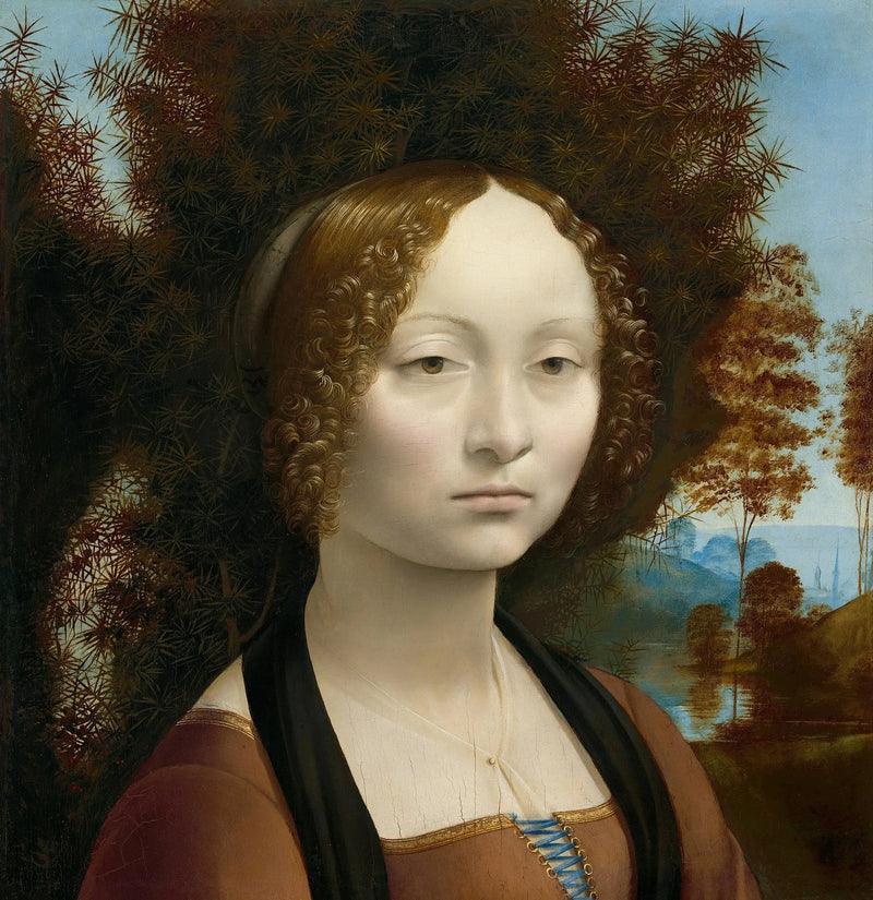 Porträtt av Ginevra de' Benci - Leonardo da Vinci