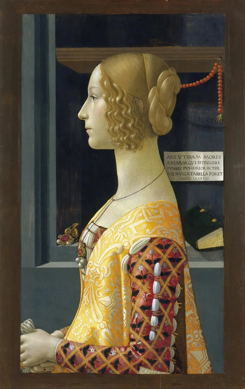 Porträtt av Giovanna Tornabuoni - Domenico Ghirlandaio