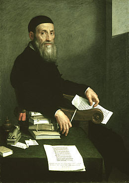 Porträtt av Giovanni Bressani (1490 - 1560) - Giovanni Battista Moroni