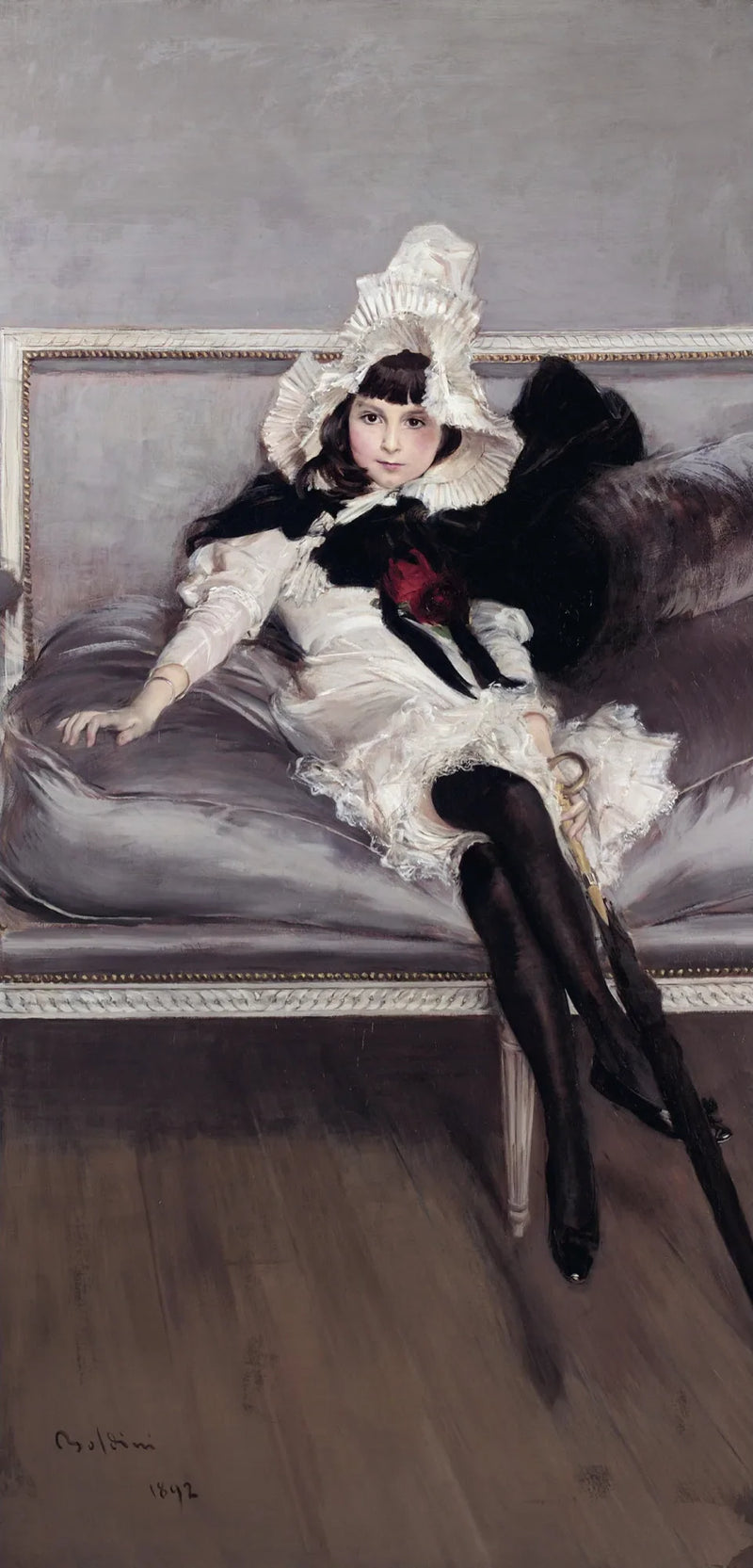 Porträtt av Giovinetta Errazuriz (Josefina Errázuriz Alvear) - Giovanni Boldini