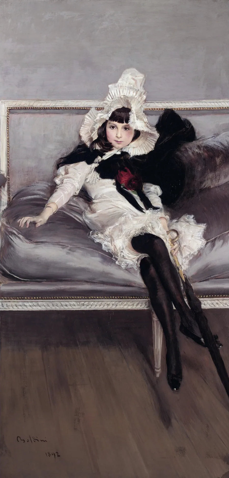 Porträtt av Giovinetta Errazuriz (Josefina Errázuriz Alvear) - Giovanni Boldini