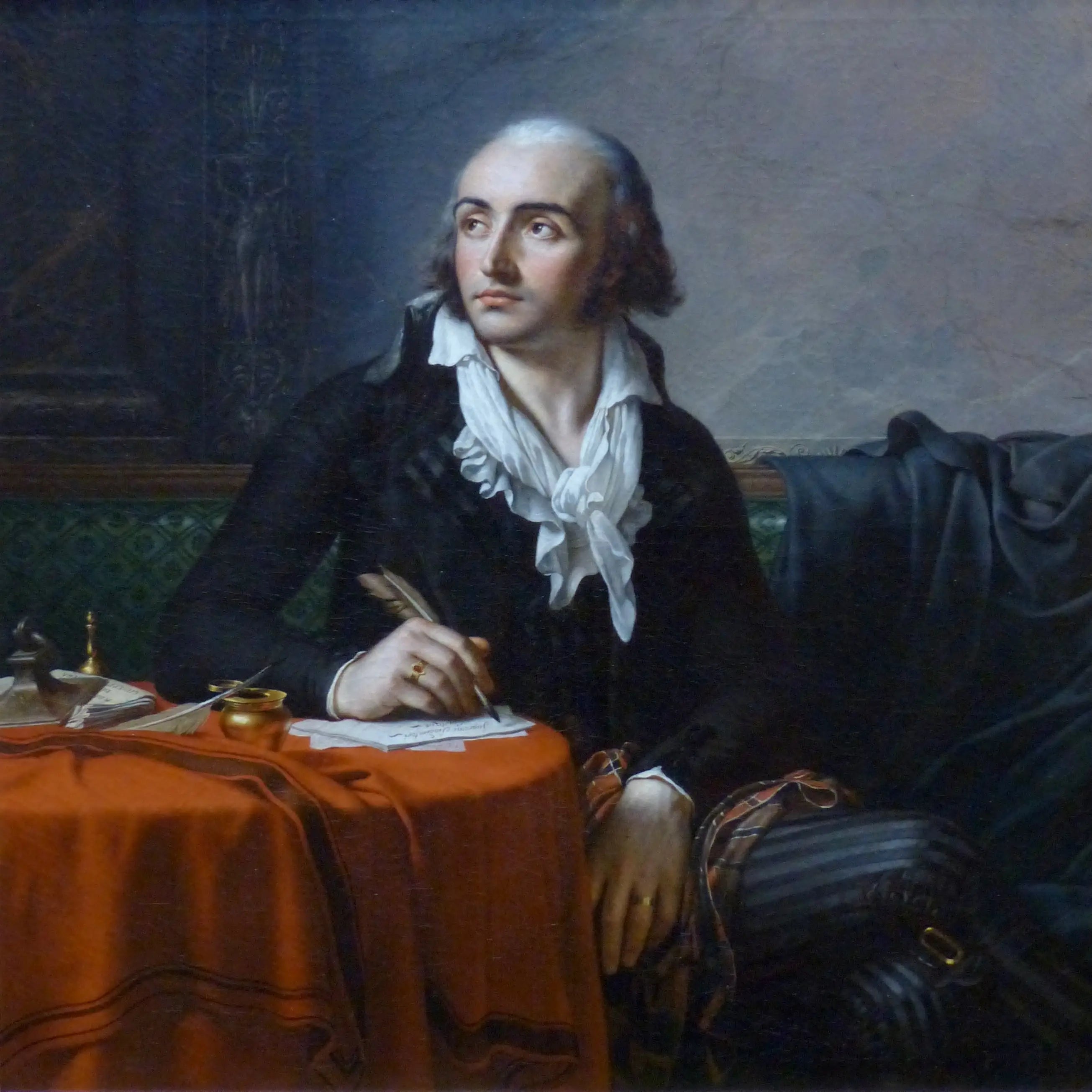 Portrait de Giuseppe Fravega - Anne-Louis Girodet image 1 copie de tableau peinte à la main