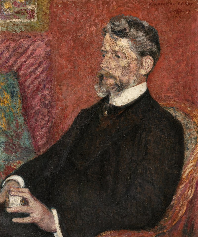 Porträtt av Grégoire Le Roy - Georges Lemmen