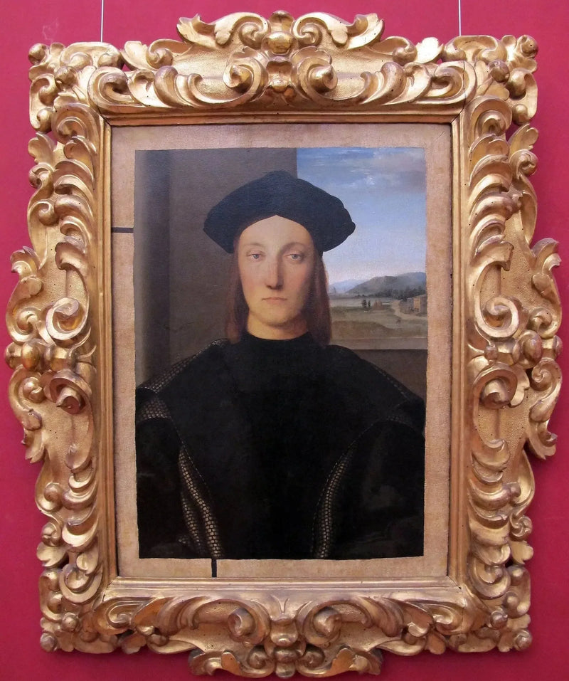 Porträtt av Guidobaldo I av Montefeltro - Raphael Sanzio