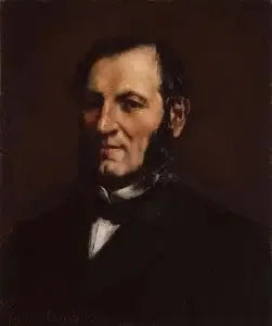 Porträtt av Gustave Chaudey - Gustave Courbet