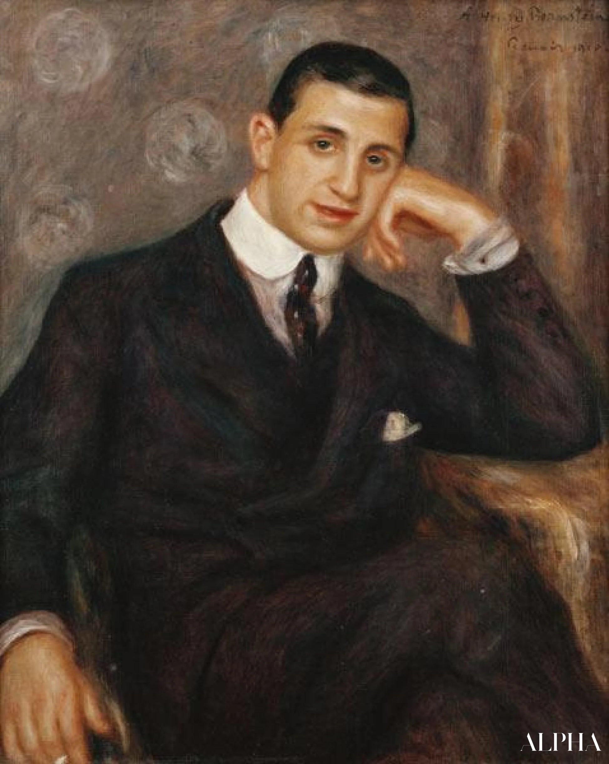 Portrait de Henry Bernstein - Pierre-Auguste Renoir - Reproductions de tableaux et peintures haut de gamme