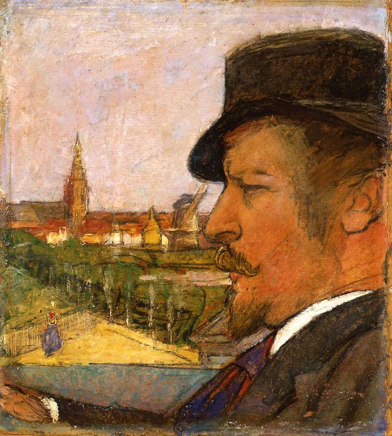 Porträtt av Hidde Nijland - Jan Toorop