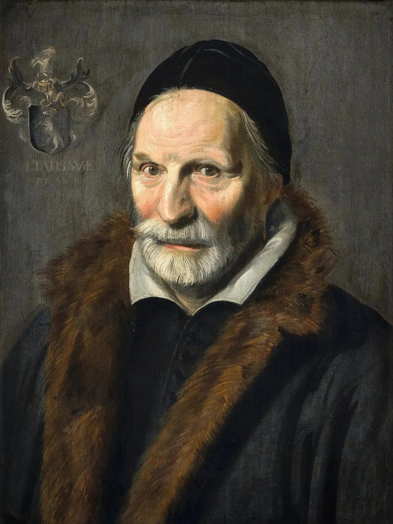 Porträtt av Jacobus Zaffius - Frans Hals