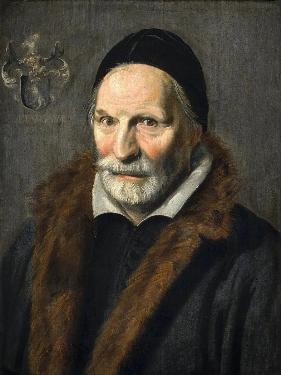 Porträtt av Jacobus Zaffius - Frans Hals