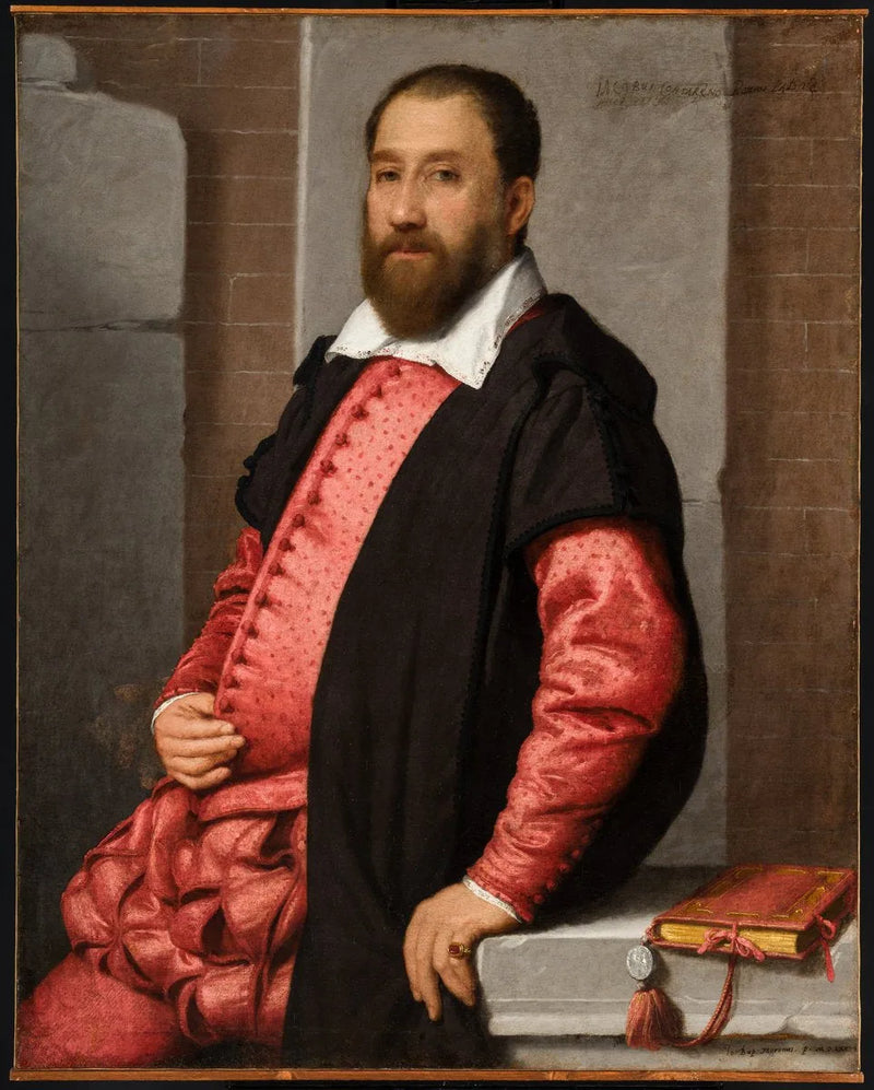 Porträtt av Jacopo Foscarini - Giovanni Battista Moroni